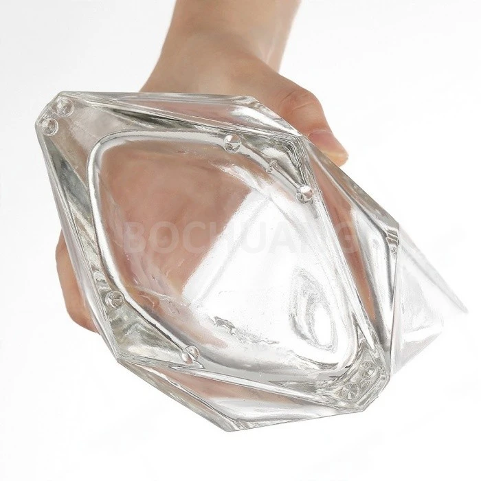 8oz (240ml) Flint Wide Mouth Square Glass Bottle high quality